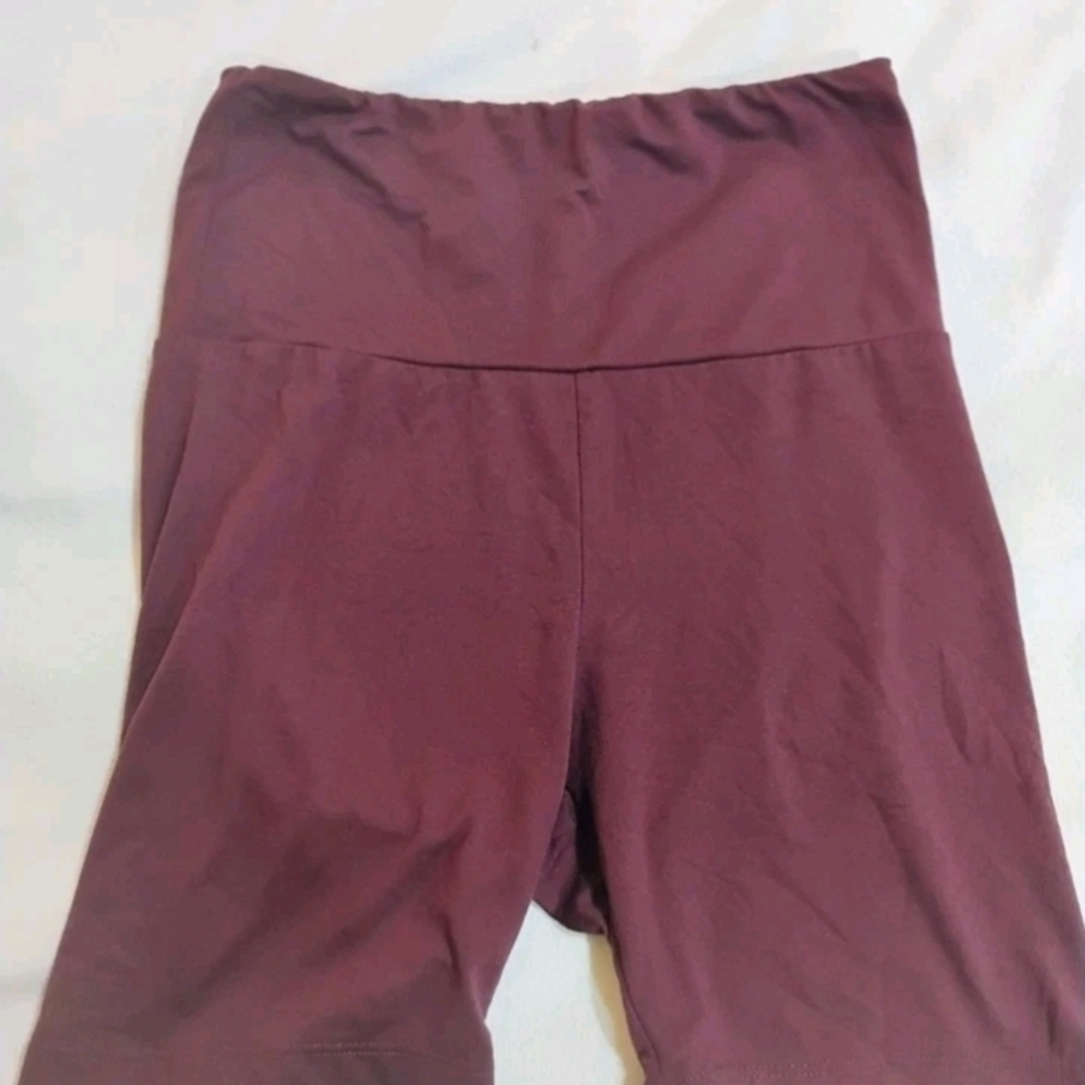 Women's Maroon Bike Shorts